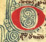 Initiale O aus der Handschrift 1.12.5