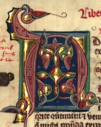 Initiale A aus der Handschrift Ms.4.1